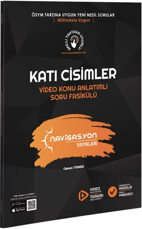 Navigasyon Yayınları TYT AYT Matematik Katı Cisimler Konu Anlatımlı Soru Fasikülü