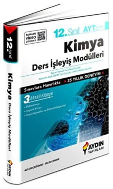2024 Aydın Yayınları 12. Sınıf Kimya Ders İşleyiş Modülleri