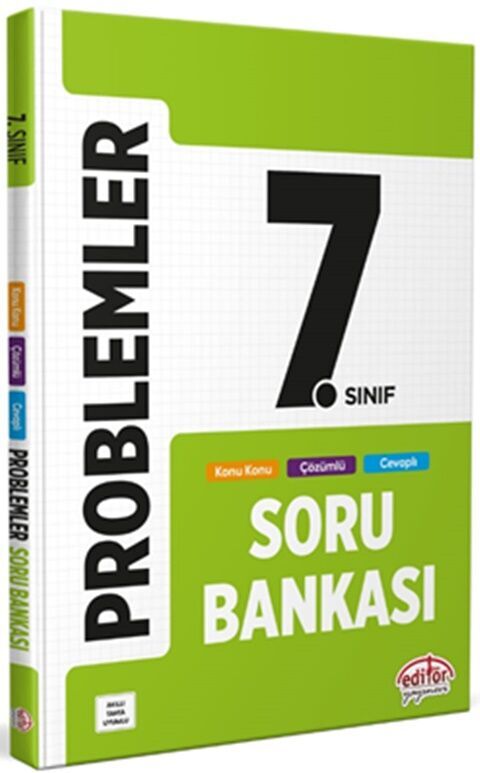 Editör Yayınları 7. Sınıf Problemler Soru Bankası
