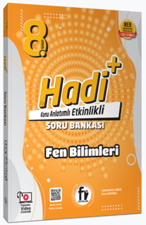 Fi Yayınları 8. Sınıf Hadi+ Fen Bilimleri Konu Anlatımlı ve Soru Bankası