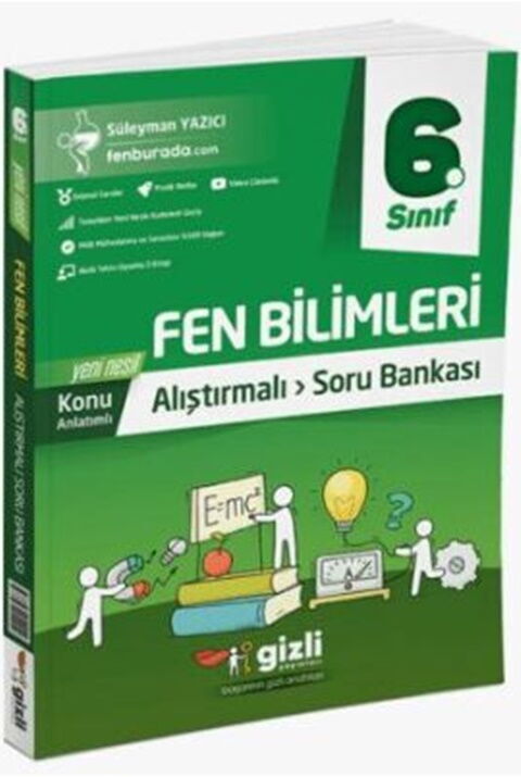 Gizli Yayınları 6. Sınıf Fen Bilimleri Alıştırmalı Soru Bankası