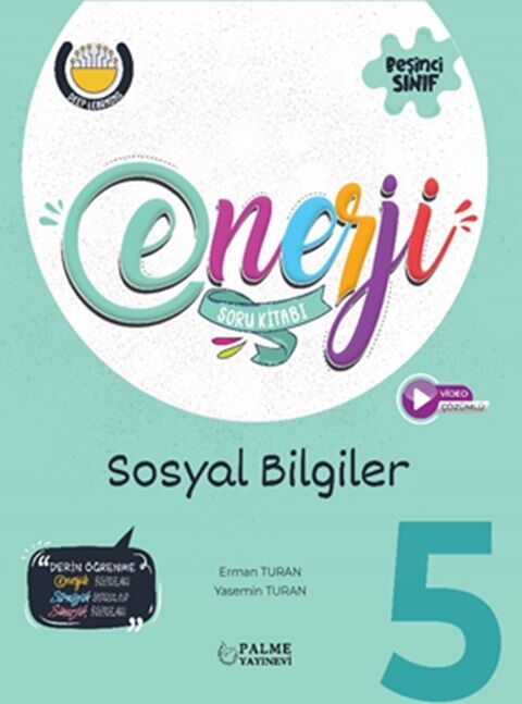 Palme Yayınları 5. Sınıf Sosyal Bilgiler Enerji Soru Kitabı