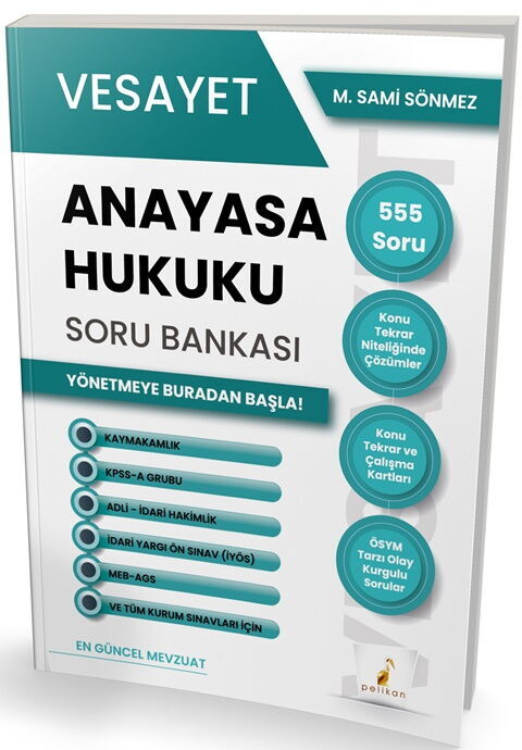 Pelikan Yayınları Vesayet Anayasa Hukuku Soru Bankası