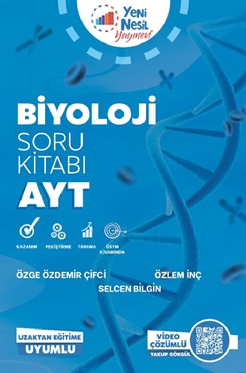 Yeni Nesil Yayınları AYT Biyoloji Soru Bankası