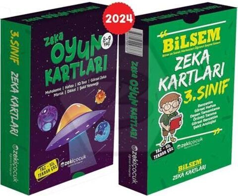 Zeki Çocuk 3. Sınıf Bilsem Zeka Kartları