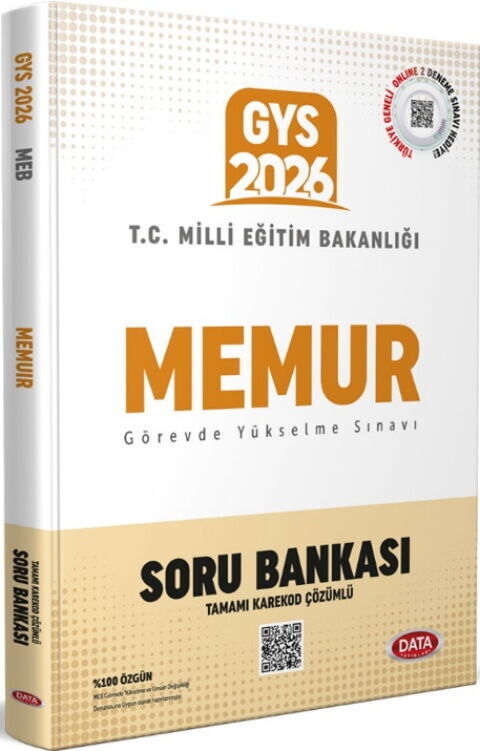 Data Yayınları 2026 GYS T.C. Milli Eğitim Bakanlığı Memur Soru Bankası