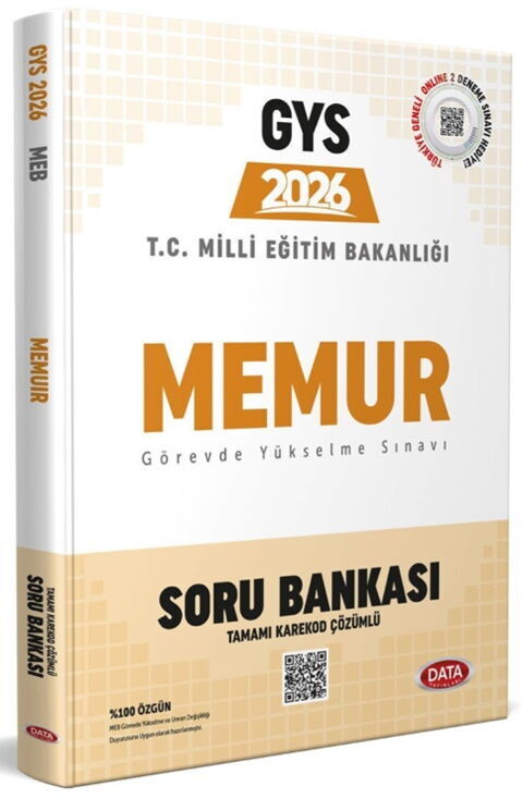 Data Yayınları 2026 GYS T.C. Milli Eğitim Bakanlığı Memur Soru Bankası