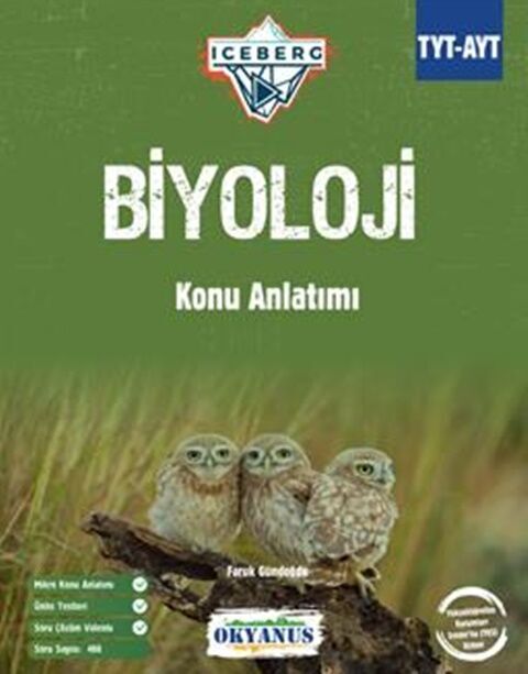 Okyanus Yayınları TYT AYT Iceberg Biyoloji Konu Anlatımı