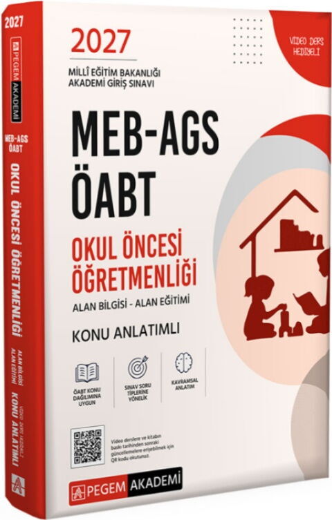 Pegem Yayınları 2027 MEB AGS ÖABT Okul Öncesi Öğretmenliği