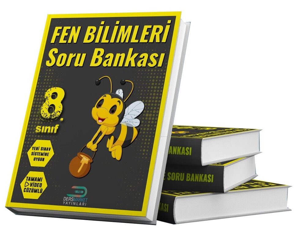 Dersmarket Yayınları 8. Sınıf Fen Bilimleri Soru Bankası