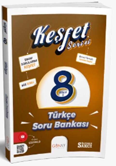 Günay Yayınları 8. Sınıf Keşfet Plus Serisi Türkçe Soru Bankası