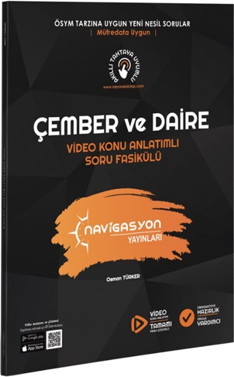 Navigasyon Yayınları TYT AYT Matematik Çember ve Daire Konu Anlatımlı Soru Fasikülü