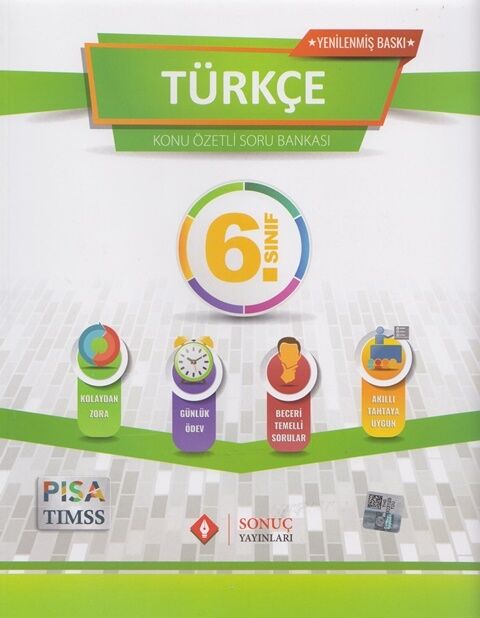 Sonuç Yayınları 6. Sınıf Türkçe Kazanım Merkezli Soru Kitapçığı Seti Yenilenmiş Baskı