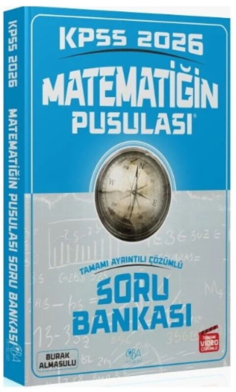CBA Yayınları 2026 KPSS Matematik Matematiğin Pusulası Soru Bankası