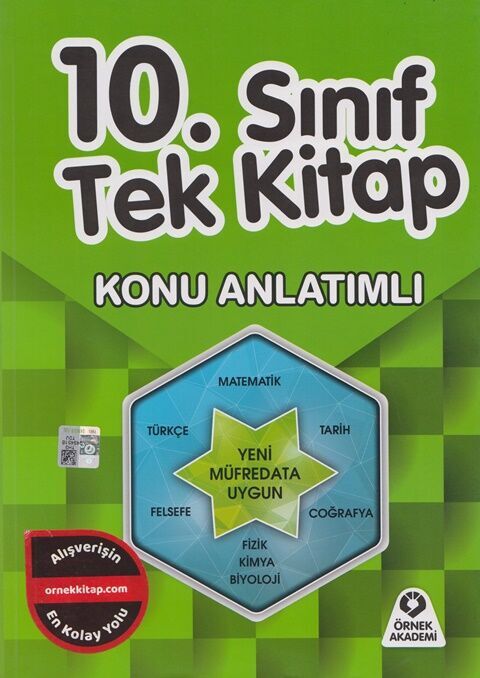 Örnek Akademi 10. Sınıf Tek Kitap Konu Anlatımlı