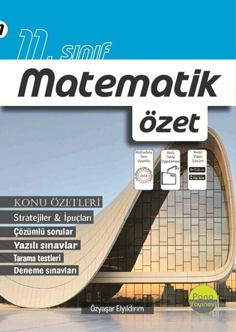 Pano Yayınları 11. Sınıf Matematik Özet