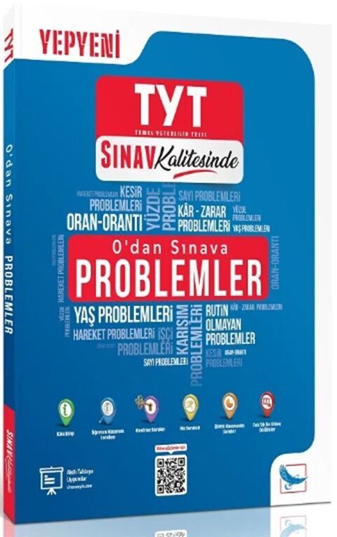Sınav Yayınları TYT 0 dan Sınava Problemler Sınav Kalitesinde Soru Bankası
