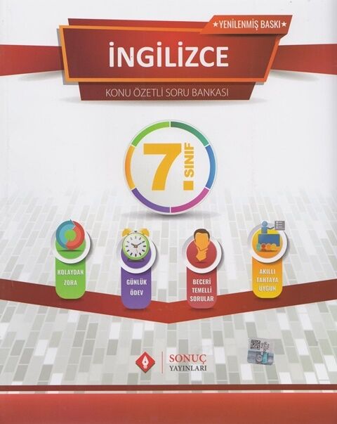 Sonuç Yayınları 7. Sınıf İngilizce Kazanım Merkezli Soru Kitapçığı Seti Yenilenmiş Baskı