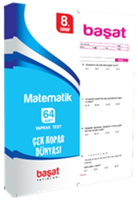 Başat Yayınları 8. Sınıf Matematik Çek Kopar Yaprak Test