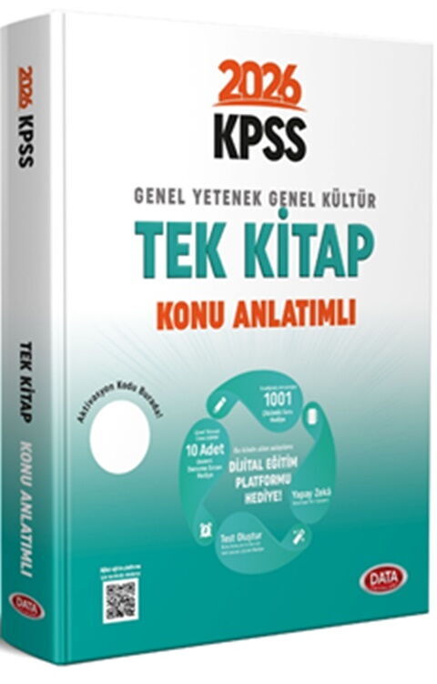 Data Yayınları 2026 KPSS Genel Yetenek Genel Kültür Tek Kitap Konu Anlatımlı