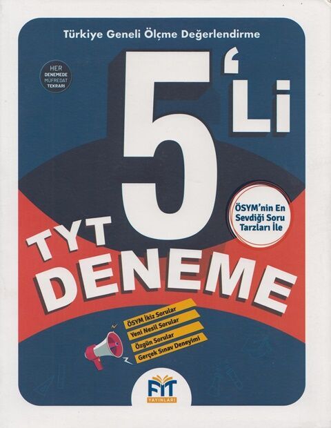 Fit Yayınları TYT 5 li Deneme