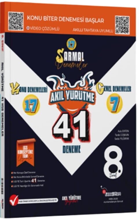 Akıl Yürütme Yayınları 8. Sınıf Konu ve Genel 17 x 7 Denemeleri