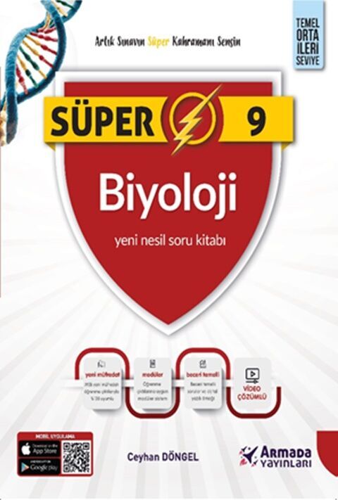 Armada Yayınları 9. Sınıf Biyoloji Süper Yeni Nesil Soru Kitabı