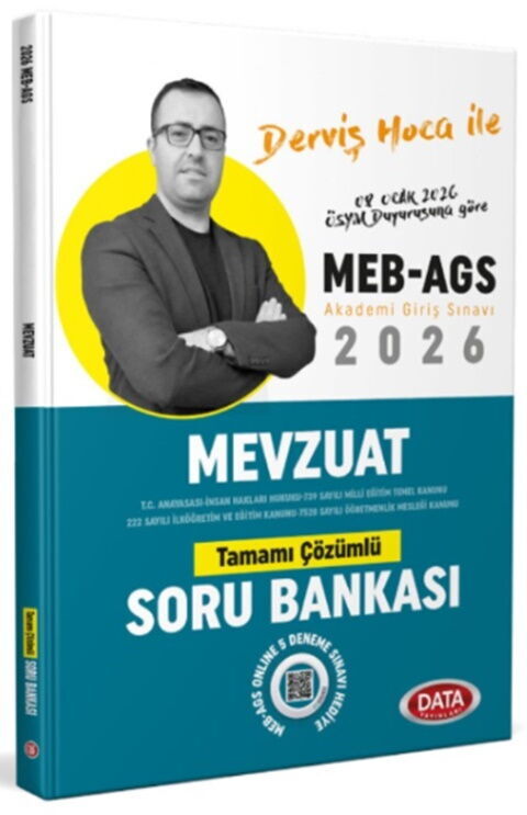Data Yayınları 2026 Derviş Hoca ile AGS Mevzuat Çözümlü Soru Bankası