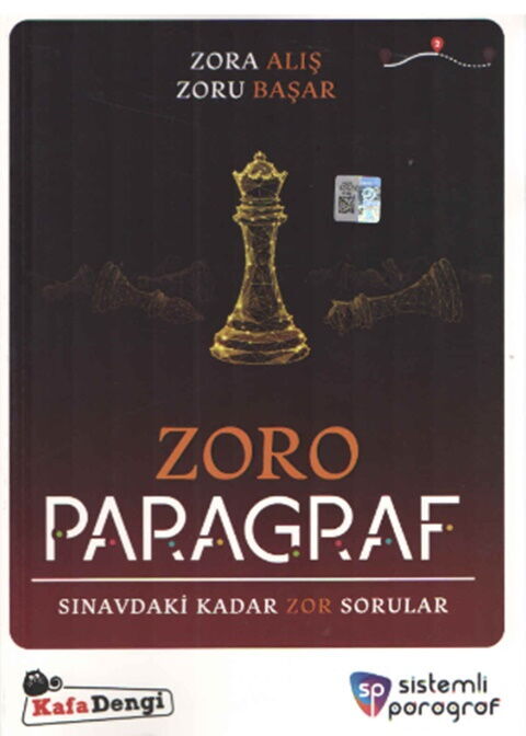 Kafa Dengi Yayınları Zoro Paragraf Soru Bankası