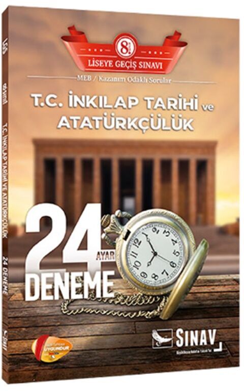 Sınav Yayınları 8. Sınıf LGS T.C. İnkılap Tarihi ve Atatürkçülük 24 Ayar Deneme