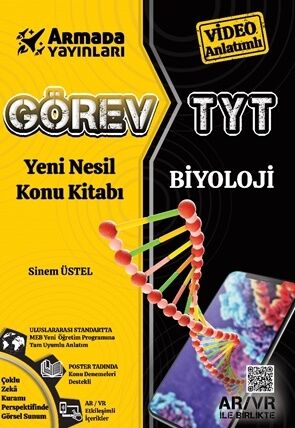 Armada Yayınları TYT Biyoloji Görev Yeni Nesil Konu Kitabı