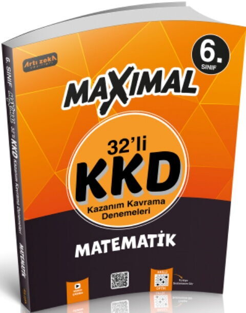 Artı Zeka Yayınları 6. Sınıf Matematik 32 li Haftalık Kazanım Kavrama Denemeleri