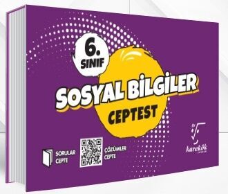 Karekök Yayınları 6. Sınıf Sosyal Bilgiler Cep Test
