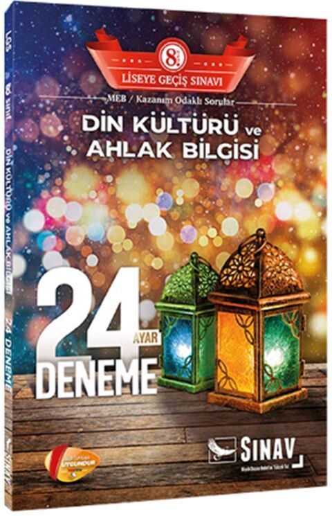 Sınav Yayınları 8. Sınıf LGS Din Kültürü ve Ahlak Bilgisi 24 Ayar Deneme
