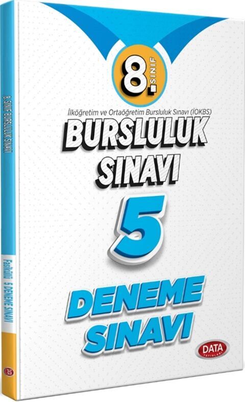 Data Yayınları 8. Sınıf Bursluluk 5 Deneme Sınavı