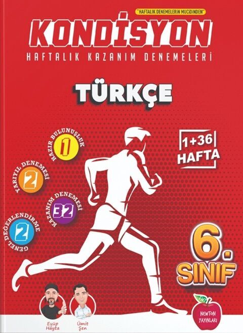 Newton Yayınları 6. Sınıf Türkçe Kondisyon Haftalık Kazanım Deneme