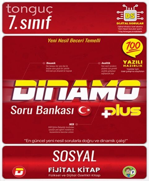 Tonguç Akademi 7. Sınıf Dinamo Sosyal Bilgiler Soru Bankası
