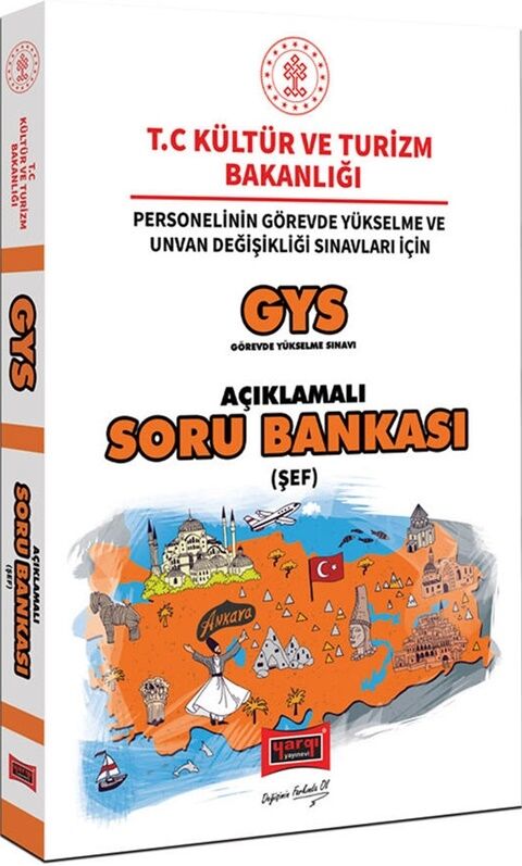 Yargı Yayınları GYS T.C. Kültür ve Turizm Bakanlığı Şef İçin Açıklamalı Soru Bankası