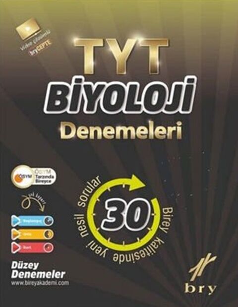Birey Yayınları TYT Biyoloji 30 Deneme