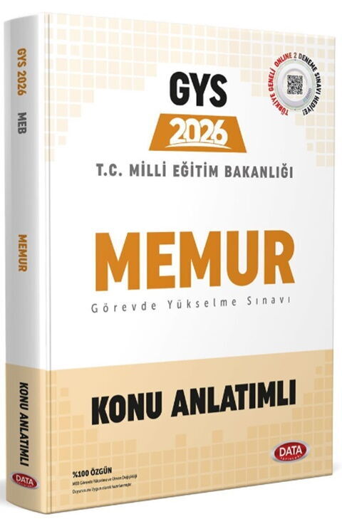 Data Yayınları 2026 GYS T.C. Milli Eğitim Bakanlığı Personelinin Memur Soru Bankası