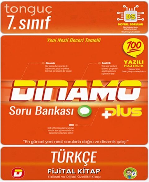 Tonguç Akademi 7. Sınıf Dinamo Türkçe Soru Bankası