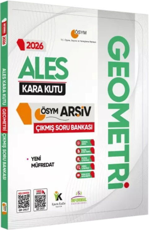 İnformal Yayınları 2026 ALES Geometrinin Kara Kutusu ÖSYM Çıkmış Soru Bankası