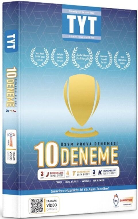 JTK Şampiyon Yayınları TYT 10 Deneme