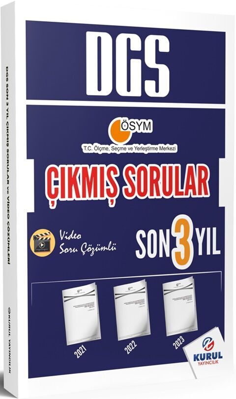 Kurul Yayıncılık DGS Son 3 Yıl Çıkmış Sorular ve Video Çözümleri
