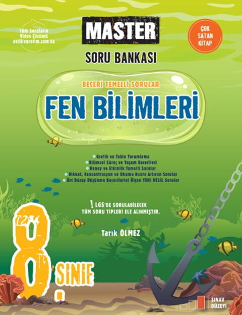 Okyanus Yayınları 8. Sınıf Fen Bilimleri Master Soru Bankası