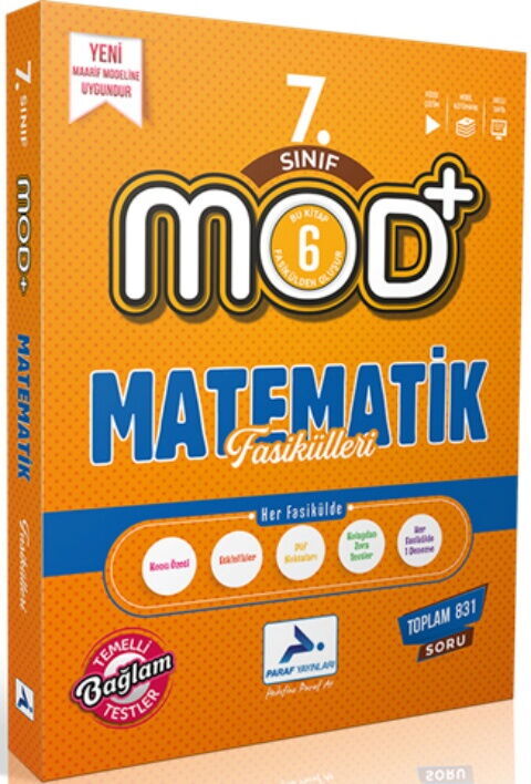Paraf Yayınları 7. Sınıf Matematik MOD Konu Anlatım Fasikülleri