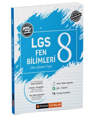 Pegem Yayınları 8. Sınıf LGS Fen Bilimleri Ders İşleme Föyü