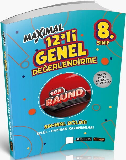 Artı Zeka Yayınları 8. Sınıf Maksimal 12 li Son Raund Sayısal Deneme Seti