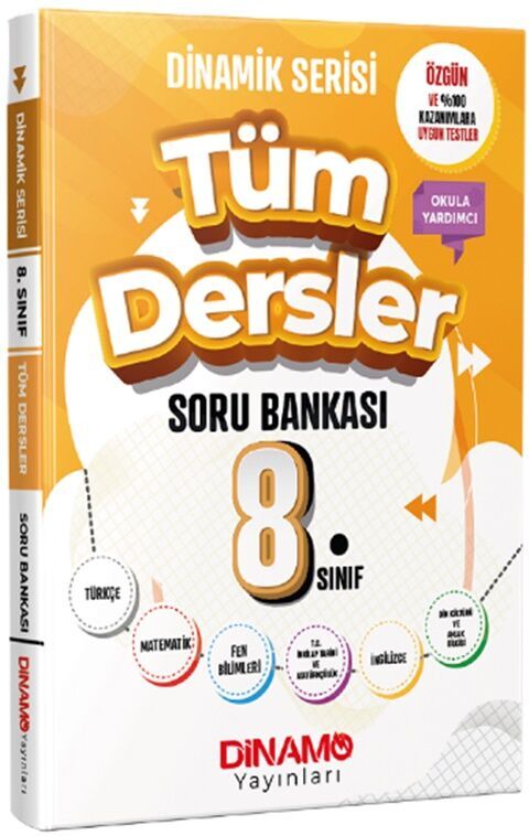 Dinamo Yayınları 8. Sınıf Tüm Dersler Dinamik Serisi Soru Bankası
