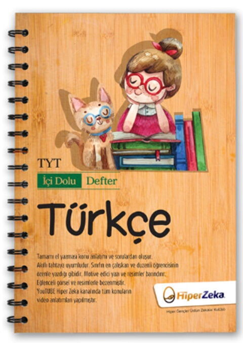 Hiper Zeka Yayınları TYT Türkçe İçi Dolu Defter